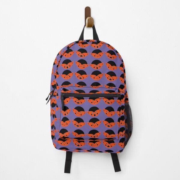 Item preview, Fire Orange and Royal Purple Vampire Pattern designed and sold by Jelly Turnip.