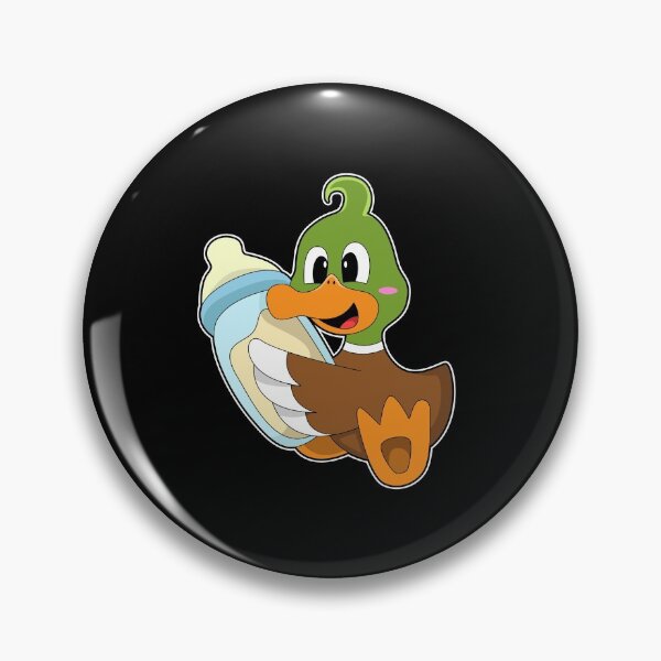 Item preview, Duck with Bottle of Milk designed and sold by Snabdesign84.