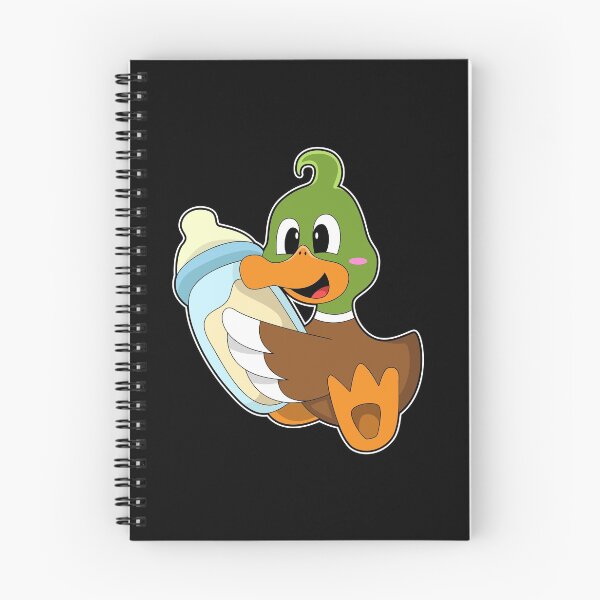 Item preview, Duck with Bottle of Milk designed and sold by Snabdesign84.