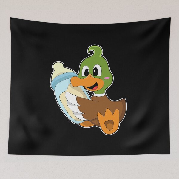 Item preview, Duck with Bottle of Milk designed and sold by Snabdesign84.