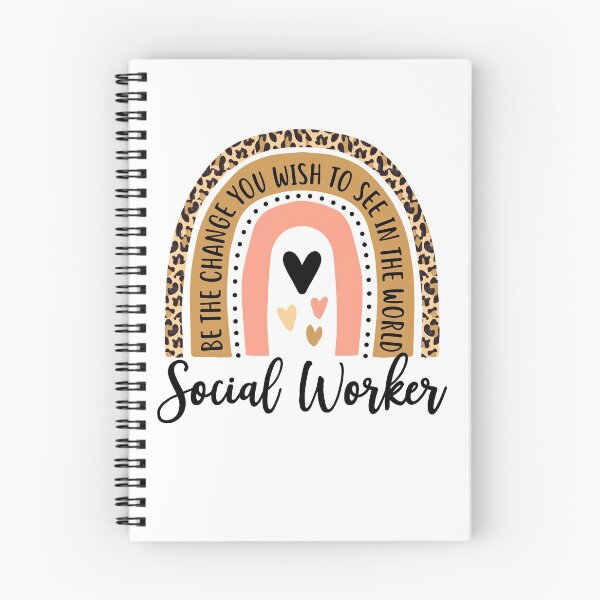 Item preview, Social Worker Leopard Rainbow Funny Work Love designed and sold by Best Designer.