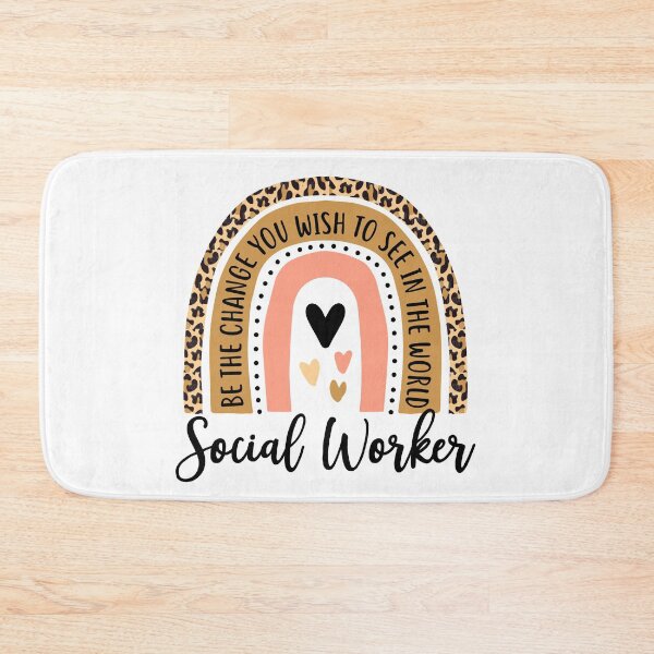 Item preview, Social Worker Leopard Rainbow Funny Work Love designed and sold by Best Designer.