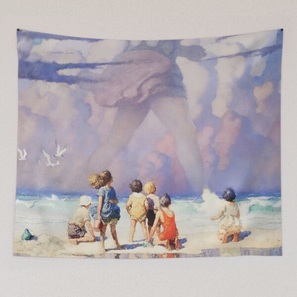 Item preview, “The Giant” Fairy Art by NC Wyeth designed and sold by PatricianneK.