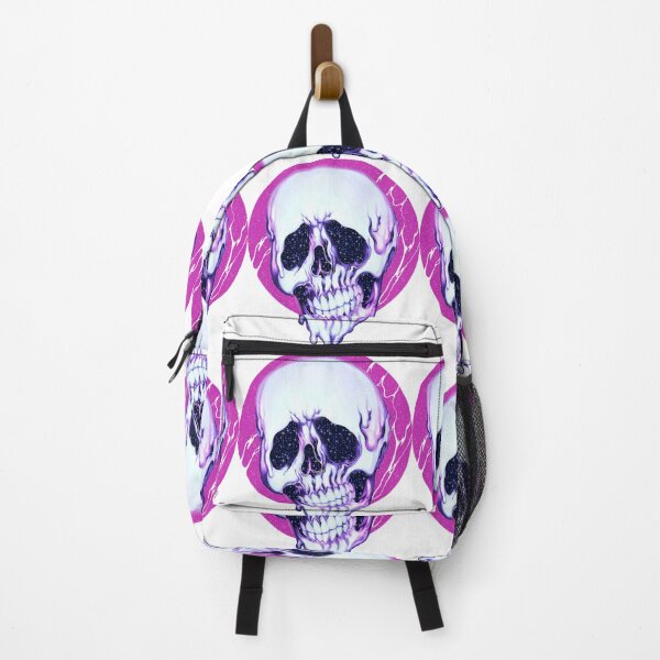 Item preview, Halloween Holiday. Scull. Aesthetics. Drawing Skeleton, psychedelic art, purple, sticker, designed and sold by Senior-Kuzmin.