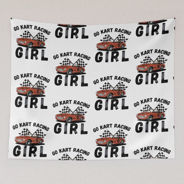 Item preview, go kart racing girl designed and sold by ronaldsonou.