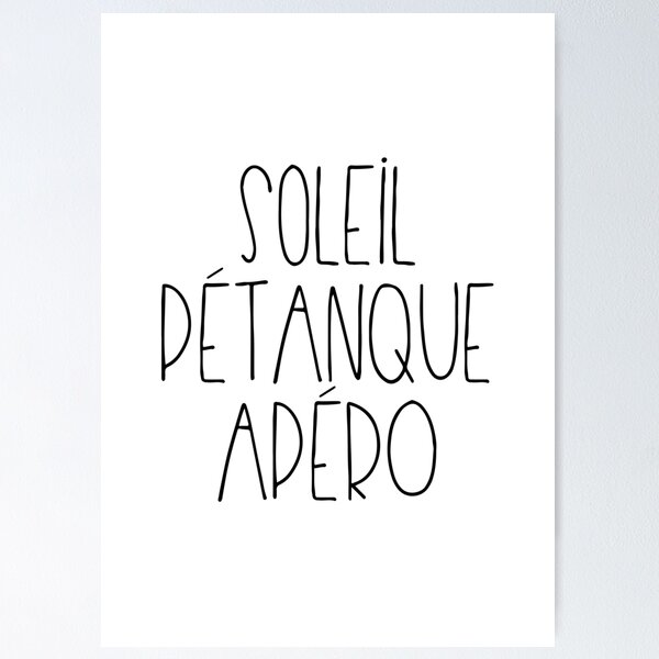 Item preview, Soleil Pétanque Apéro designed and sold by TheLemonBox.