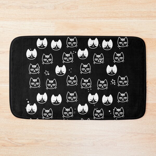 Item preview, funny meh cat for cat lovers Pattern designed and sold by Sagarika M.