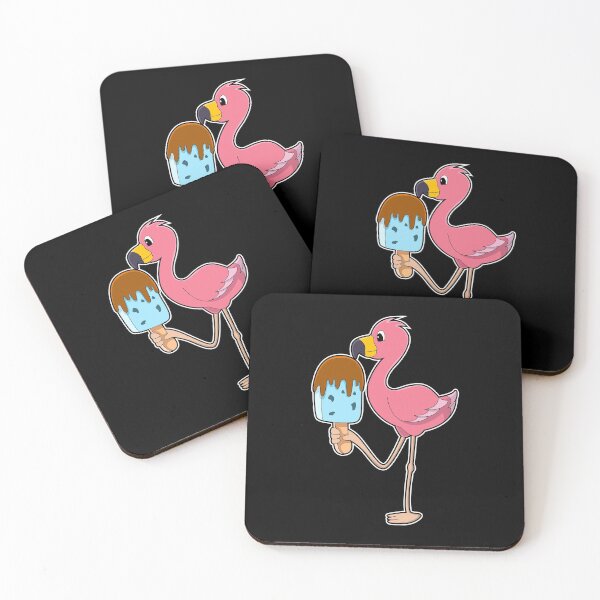 Item preview, Flamingo with Popsicle designed and sold by Snabdesign84.