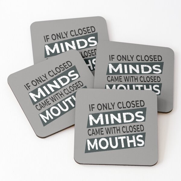 Item preview, If only closed minds came with closed mouths Vintage  designed and sold by HStudioPrints.