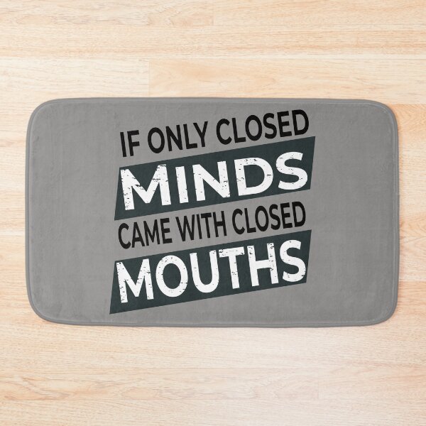 Item preview, If only closed minds came with closed mouths Vintage  designed and sold by HStudioPrints.
