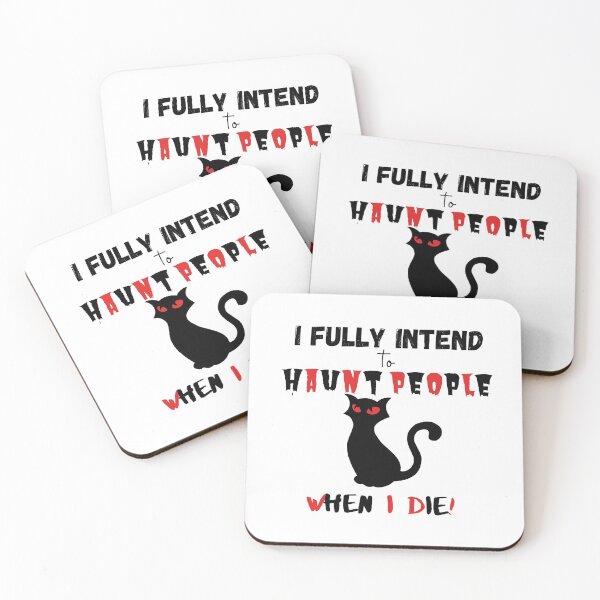 Item preview,  I fully intend to haunt people when i die - Funny designed and sold by CreativeMansion.