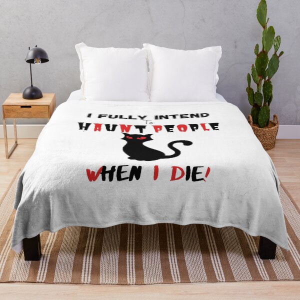 Item preview,  I fully intend to haunt people when i die - Funny designed and sold by CreativeMansion.