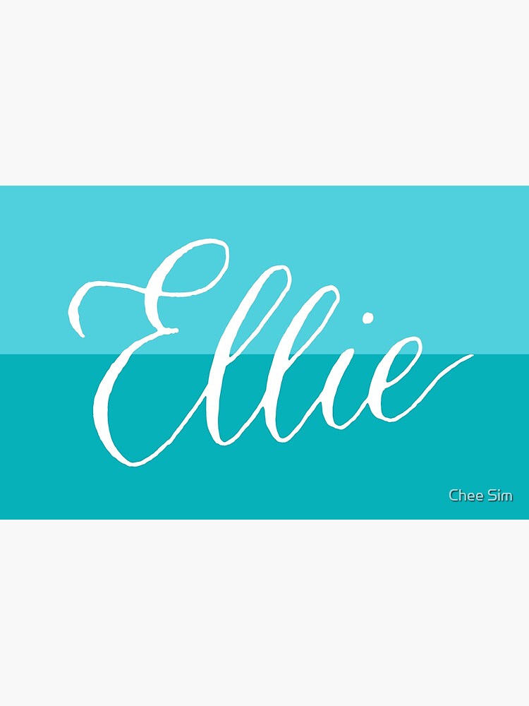 ellie-modern-calligraphy-name-design-art-print-by-cheesim-redbubble