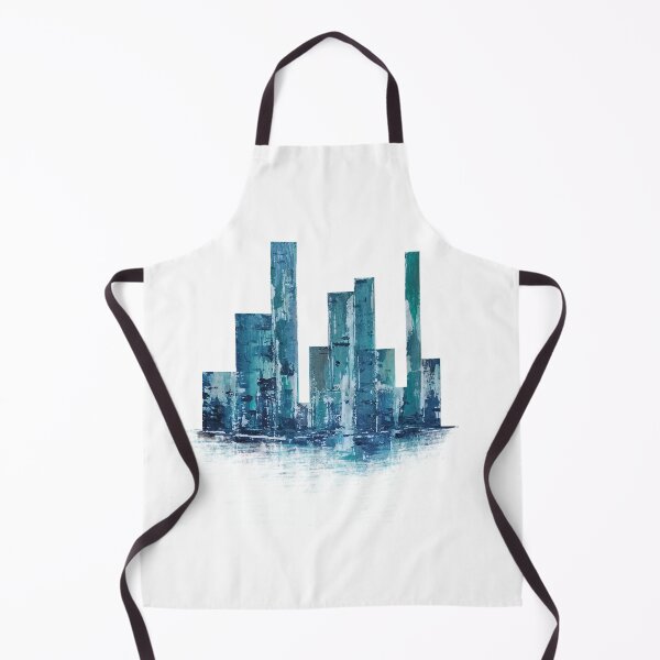 Item preview, Paisaje urbano de edificios modernos designed and sold by JAMPaintings.