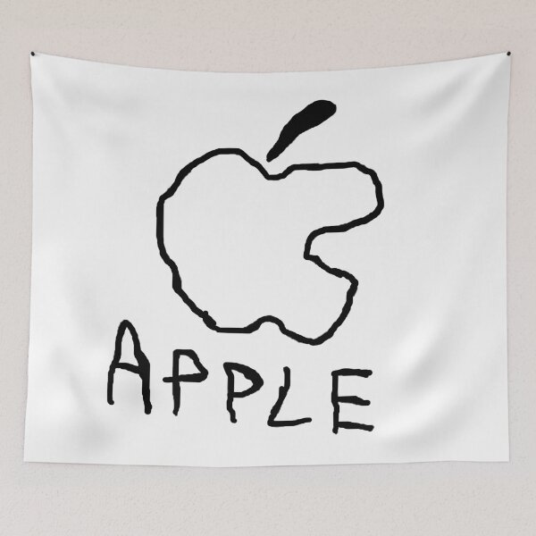 Item preview, Apple scribble masterpiece designed and sold by YGoldenbrown.