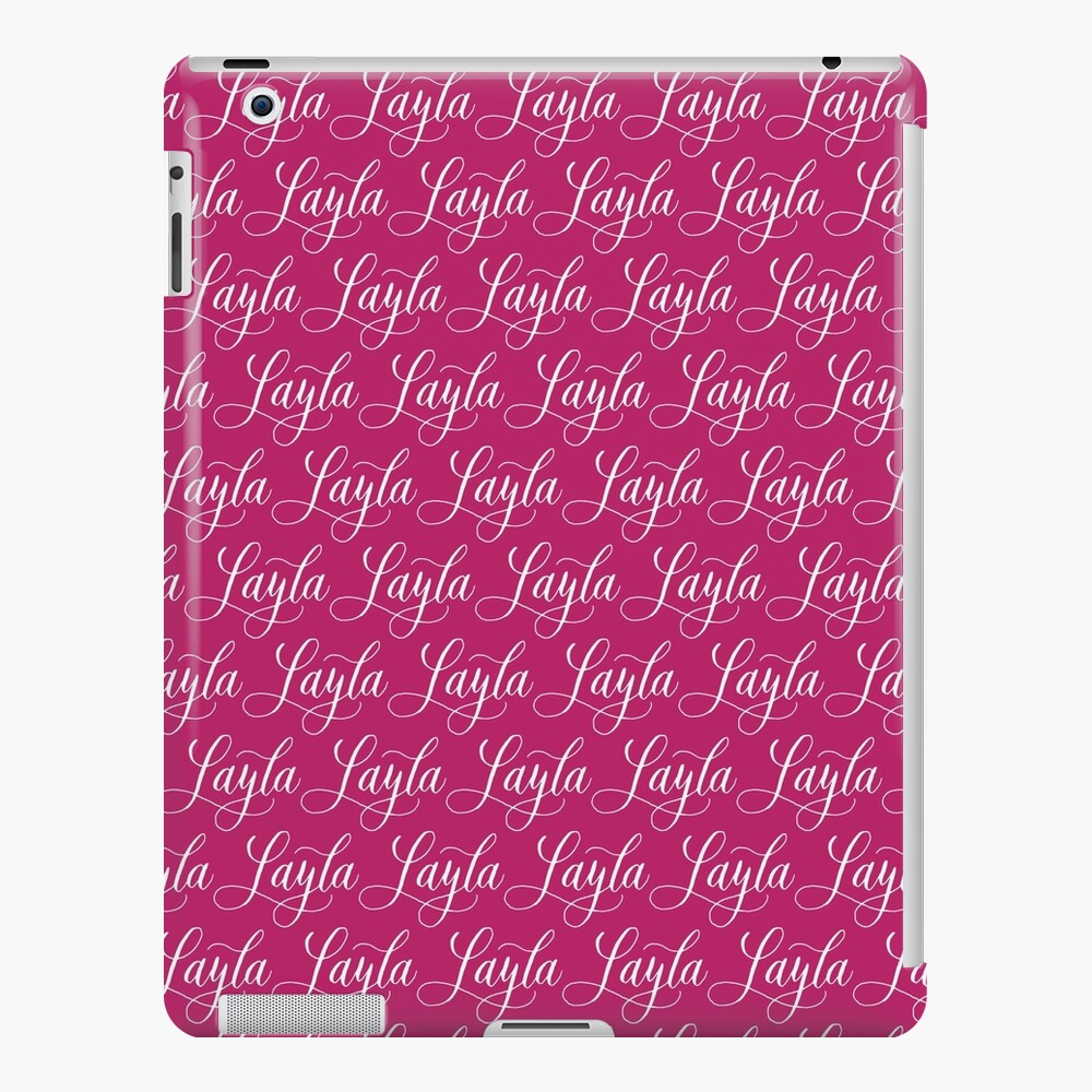 Layla Modern Calligraphy Name Design Ipad Case And Skin For Sale By Cheesim Redbubble