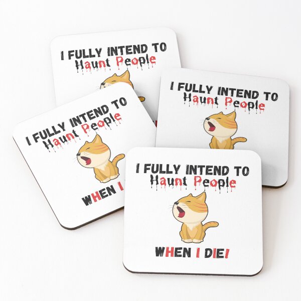 Item preview, I fully intend to haunt people when i die - Funny designed and sold by CreativeMansion.