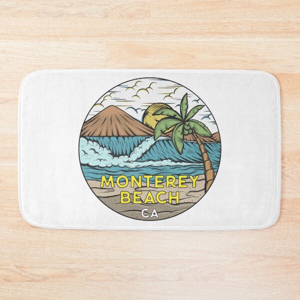 Item preview, Monterey Beach California Vintage designed and sold by KrisSidDesigns.