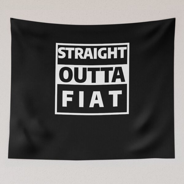 Item preview, Straight Outta Fiat Design designed and sold by Funny-Tees4U.