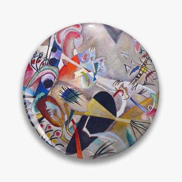 Artikelvorschau, KANDINSKY - In Grau HD Wassily Kandinsky 1919 Original Print High Definition Art entworfen und verkauft von Go Logo Designs.