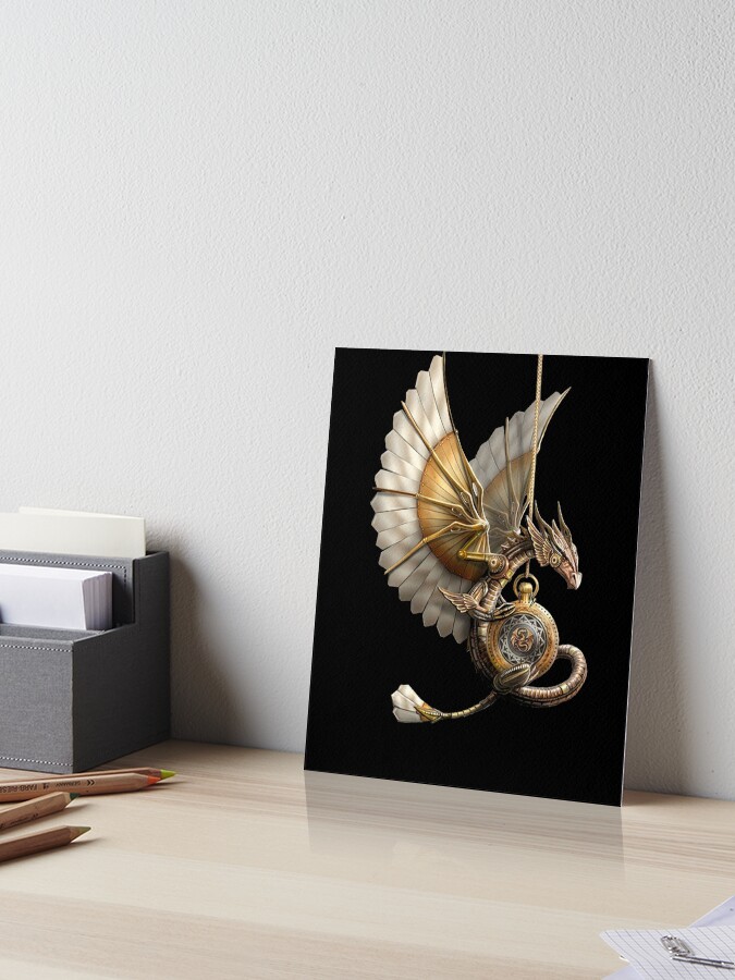 Steampunk Dragon On Watch Gift Vintage T Shirt