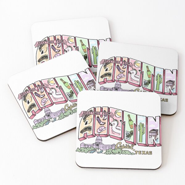 Item preview, Greetings From Austin | The State Collection | Tesni Alys Designs designed and sold by Tesni Alys.