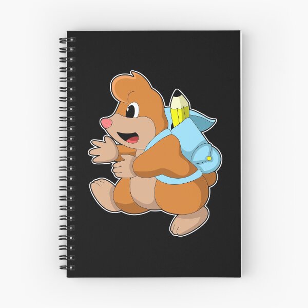 Item preview, Mole as Student with Backpack designed and sold by Snabdesign84.