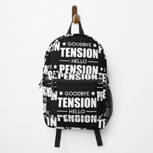 Item preview, Goodbye Tension Hello Pension Funny Retro Retirement designed and sold by andregiftshopzz.