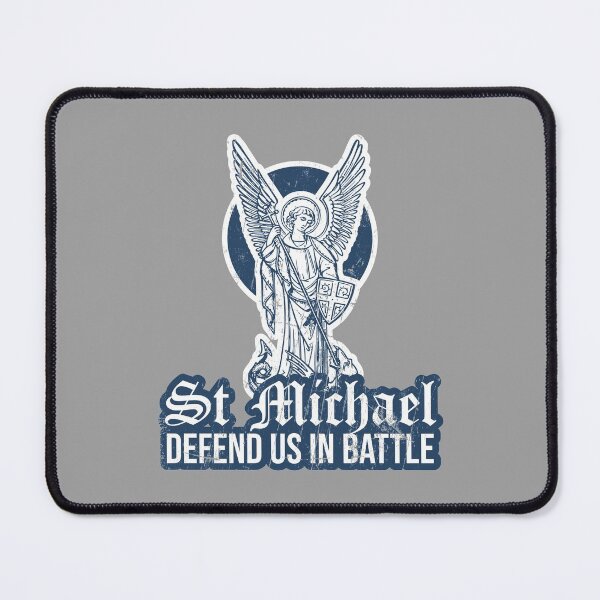 Item preview, Fun Catholic gifts - st michael archangel | catholic gift shop and store for baptism, confirmation, first communion, wedding, ordination, seminarian, priest, nun, religious, deacon designed and sold by St Joseph Art.