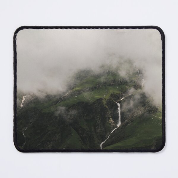 Item preview, Green And Brown Mountain Covered With Clouds designed and sold by pandovisky.