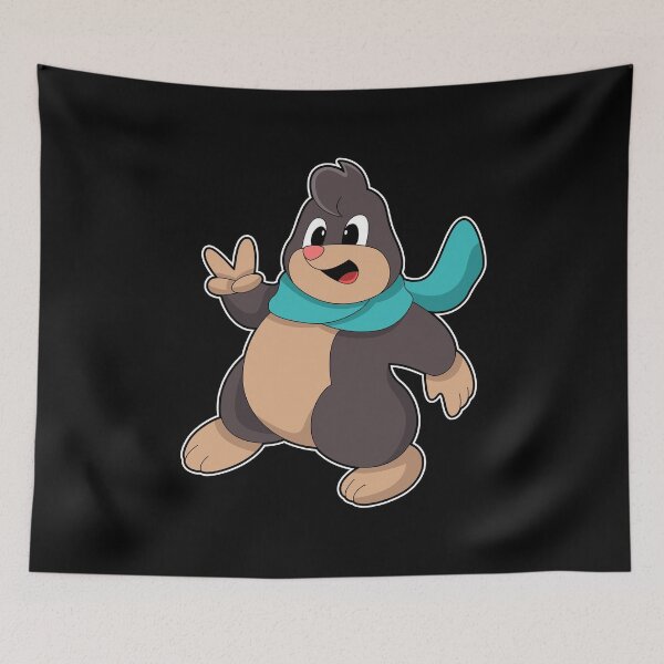 Item preview, Mole with Scarf designed and sold by Snabdesign84.