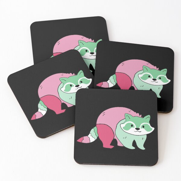 Item preview, Subtle Abrosexual Raccoon. abrosexual raccoon. abro raccoon designed and sold by tiredandbored.