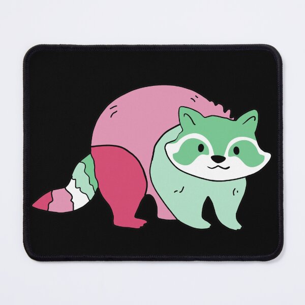 Item preview, Subtle Abrosexual Raccoon. abrosexual raccoon. abro raccoon designed and sold by tiredandbored.