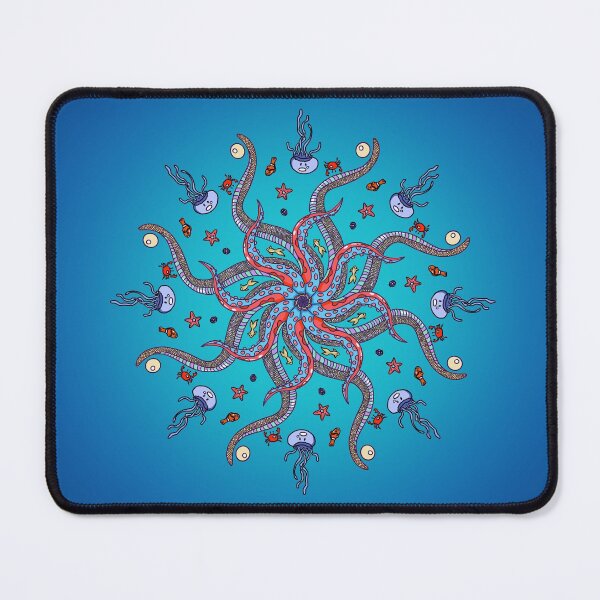 Item preview, Under the sea tentacle mandala designed and sold by Arveya.