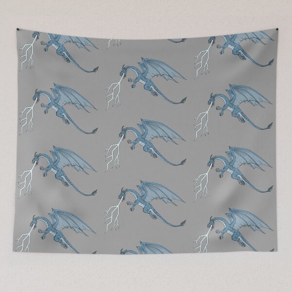Item preview, Blue Dragon Spitting Lightning  designed and sold by Azure Lion Productions.