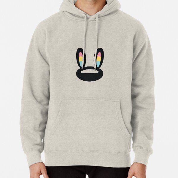 Pogo Space Bunny Black Pullover Hoodie