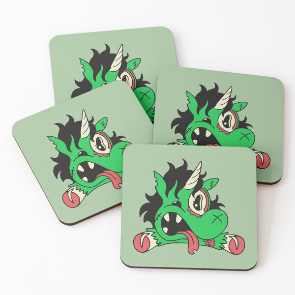 Item preview, Cute Zombie Unicorn // Funny Halloween Animals designed and sold by SLAG-Creative.