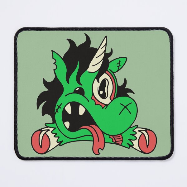 Item preview, Cute Zombie Unicorn // Funny Halloween Animals designed and sold by SLAG-Creative.