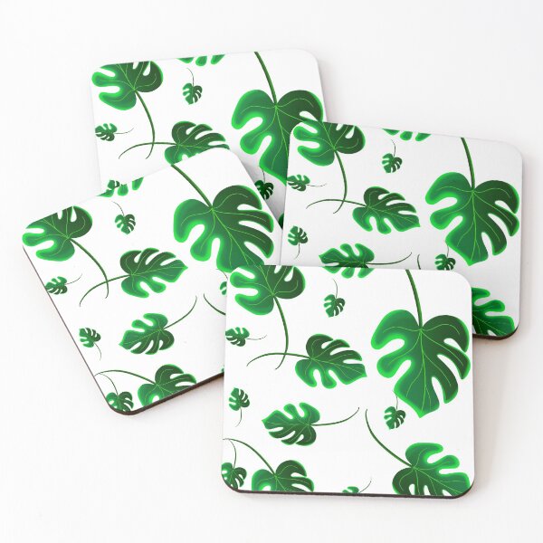 Item preview, Green Tropical leaves designed and sold by nickardi.