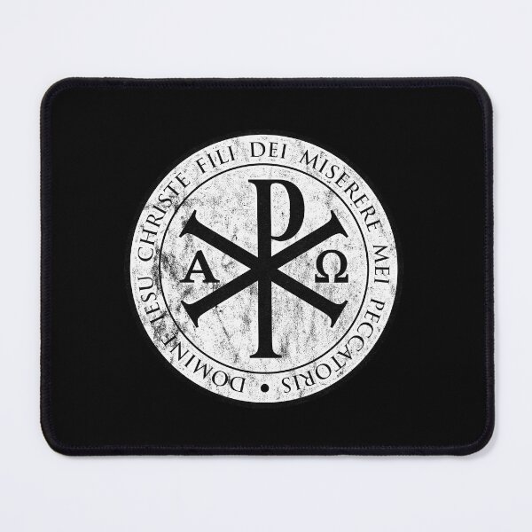 Item preview, Copy of chirho, chi rho, christogram, jesus, IESU,  CHRISTE white,  gifts for catholics, Christian Gifts, cross, jesus designed and sold by St Joseph Art.