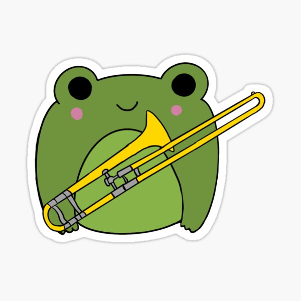 Item preview, Trombone Froggie designed and sold by KateLynn’s Corner.