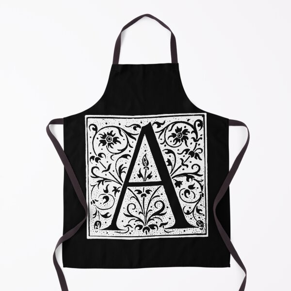 Item preview, White Ornate vintage letter A alphabet monogram design T-Shirt designed and sold by tommulliner.