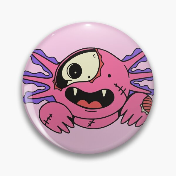 Item preview, Cute Zombie Axolotl // Funny Halloween Animals designed and sold by SLAG-Creative.