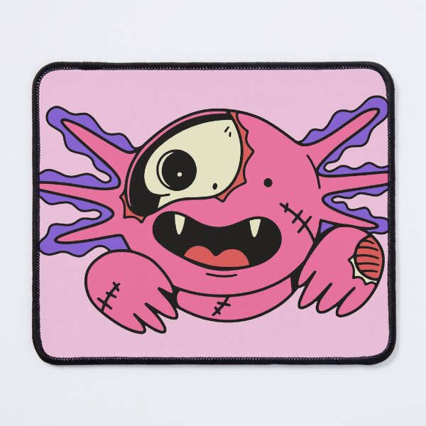 Item preview, Cute Zombie Axolotl // Funny Halloween Animals designed and sold by SLAG-Creative.