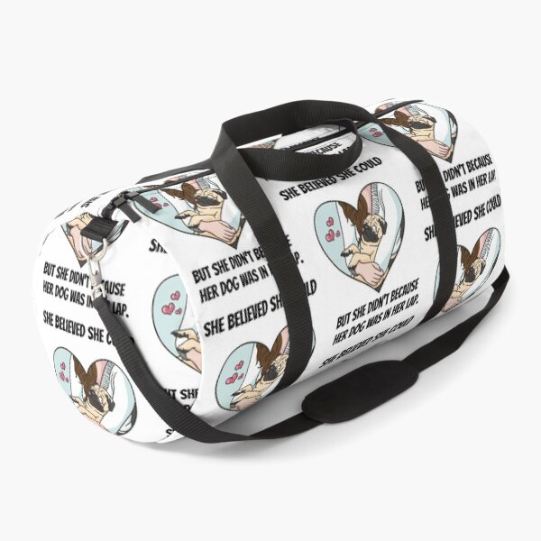 Item preview, She Believed She Could, But She Didn't Because Her Dog Was In Her Lap. designed and sold by NiftyTees.