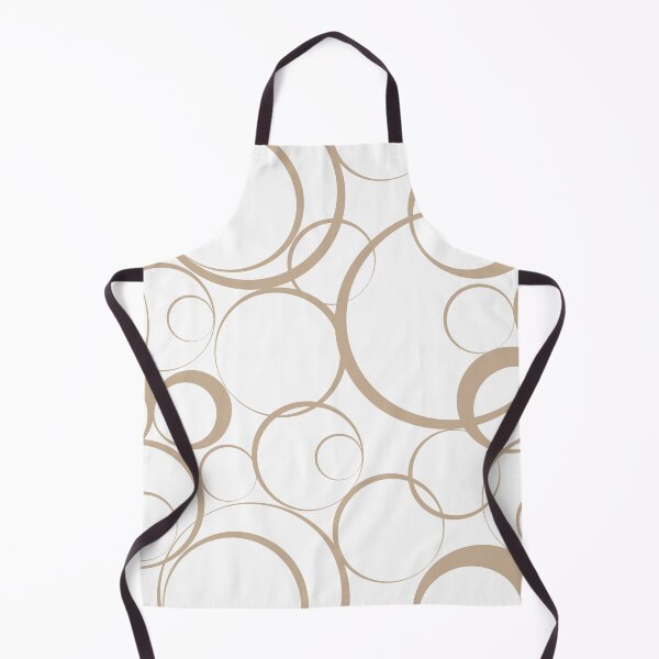 Item preview, Brown and White Funky Rings Pattern 2022 Color Trends Behr Basswood MQ2-46 - Trending Colours designed and sold by ColorOfTheYears.