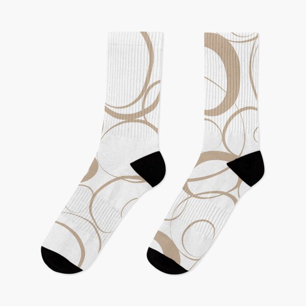 Item preview, Brown and White Funky Rings Pattern 2022 Color Trends Behr Basswood MQ2-46 - Trending Colours designed and sold by ColorOfTheYears.