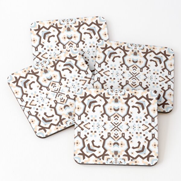 Item preview, Islamic brown blue beige pattern designed and sold by kMariaART.