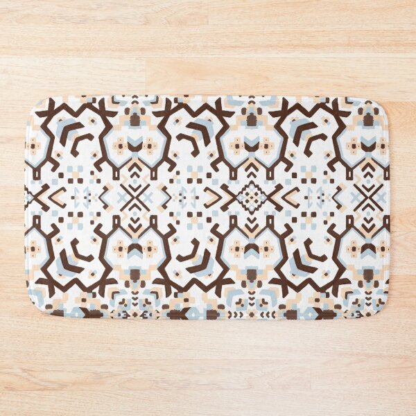 Item preview, Islamic brown blue beige pattern designed and sold by kMariaART.