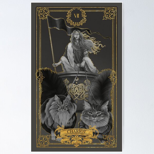Item preview, Tarot Card: The Chariot designed and sold by ⋆⭒˚.⋆ Melinore Noctua ⋆⭒˚.⋆.